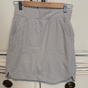 RBX Light Gray Pocketed Mini Skirt